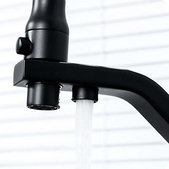 Смеситель для кухни Gappo G4317-6, черный - фото 9