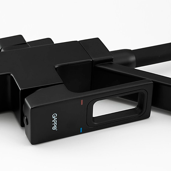 Смеситель для кухни Gappo G4317-6, черный - фото 6