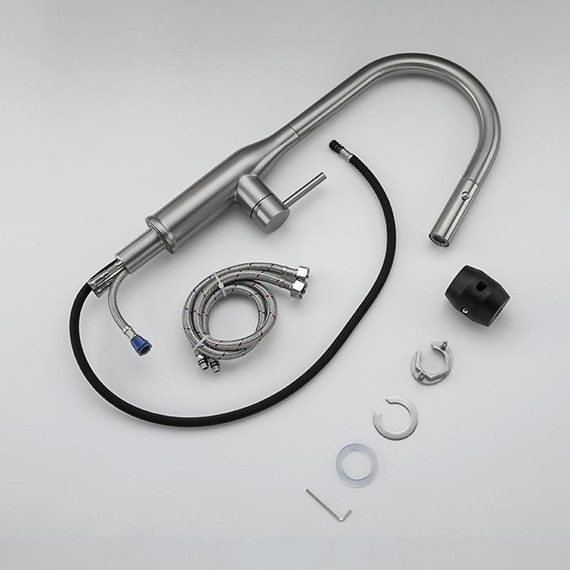 Смеситель для кухни Gappo G4398-45, сатин - фото 8