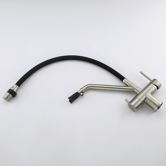 Смеситель для кухни Gappo G4398-85, сатин/черный - фото 30