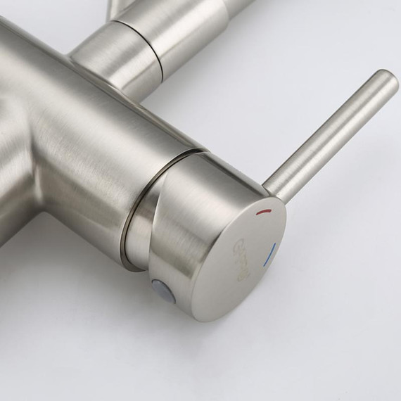 Смеситель для кухни Gappo G4398-85, сатин/черный - фото 34