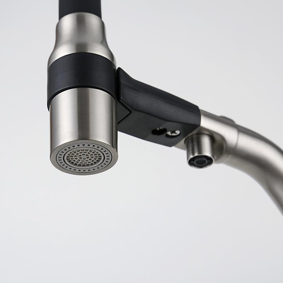 Смеситель для кухни Gappo G4398-85, сатин/черный - фото 10