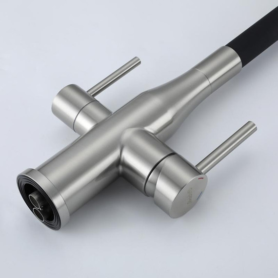 Смеситель для кухни Gappo G4399-65, сатин/черный - фото 37