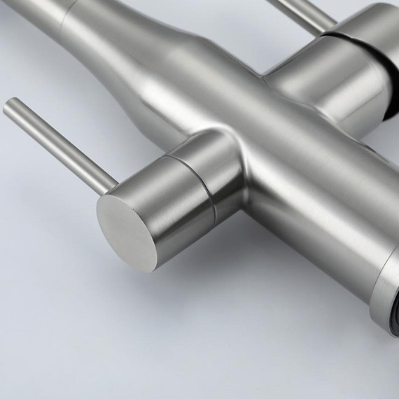 Смеситель для кухни Gappo G4399-65, сатин/черный - фото 39