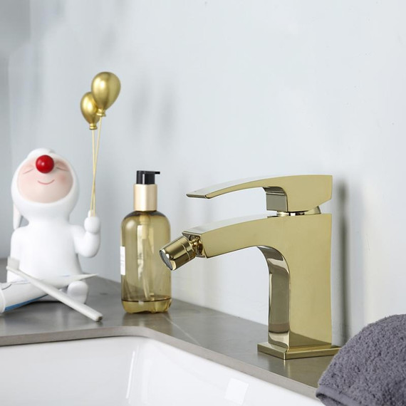 Смеситель для биде Gappo G5007-3, золото - фото 3