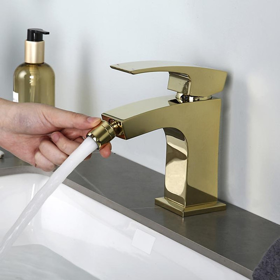 Смеситель для биде Gappo G5007-3, золото - фото 9