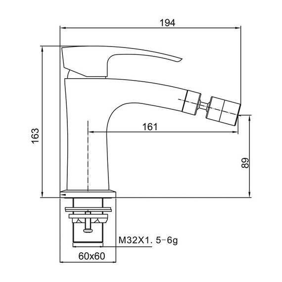 Смеситель для биде Gappo G5007-3, золото - фото 24
