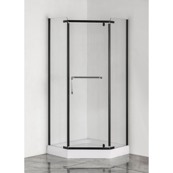 Душевое ограждение Taliente 100x100 см TA-10103-1CB, чёрный/прозрачное - фото 2