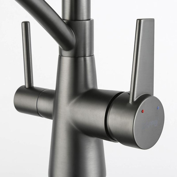 Смеситель для кухни Gappo G4398-19, оружейная сталь - фото 6
