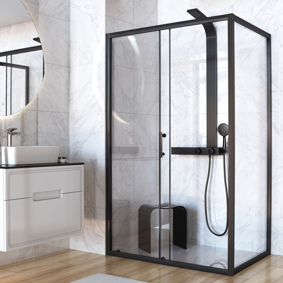 Душевая стойка Taliente ТА-G-TS1301B, черный - фото 2