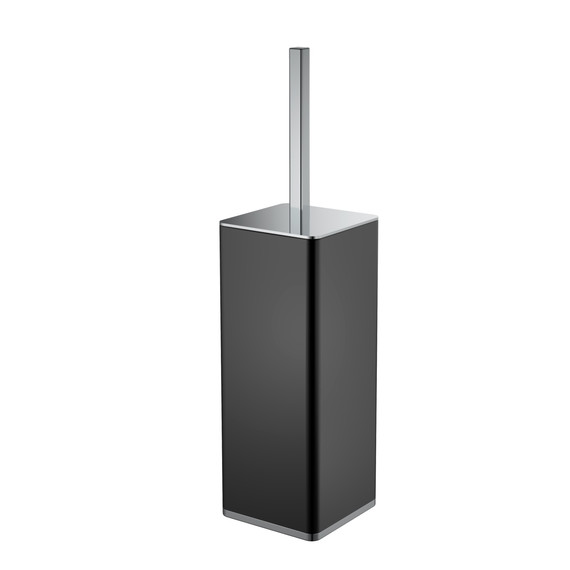 Ёршик для унитаза Boheme 10949-B-CR, хром/чёрный - фото 