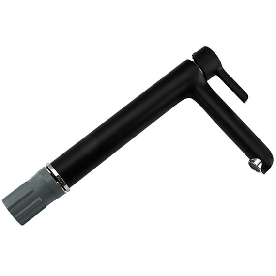 Смеситель для раковины высокий Gappo G1003-16, черный/хром - фото 4