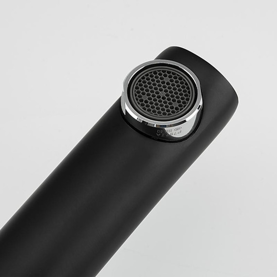 Смеситель для раковины высокий Gappo G1003-16, черный/хром - фото 6