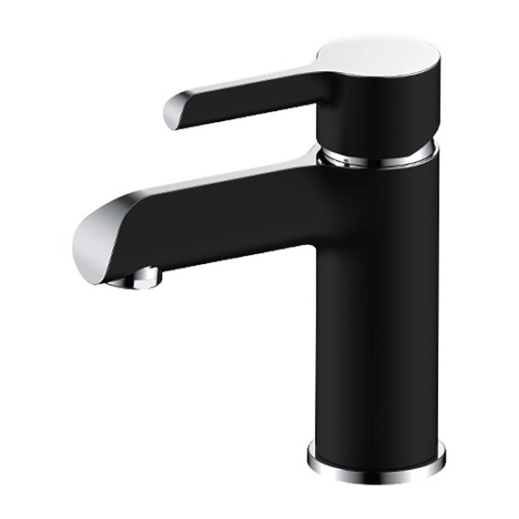 Смеситель для раковины Gappo G1003-6, черный/хром - фото 