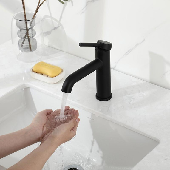 Смеситель для раковины Gappo G06-6 G1006-6, чёрный, Цвет производителя: чёрный - фото 10