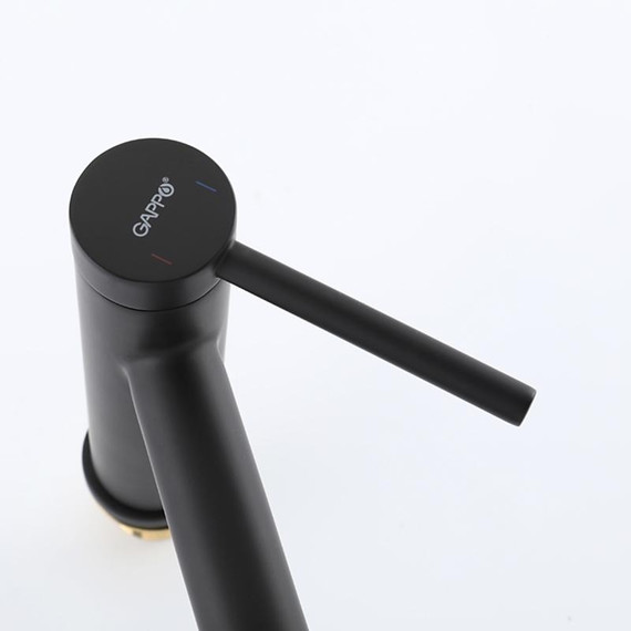 Смеситель для раковины Gappo G06-6 G1006-6, чёрный, Цвет производителя: чёрный - фото 20