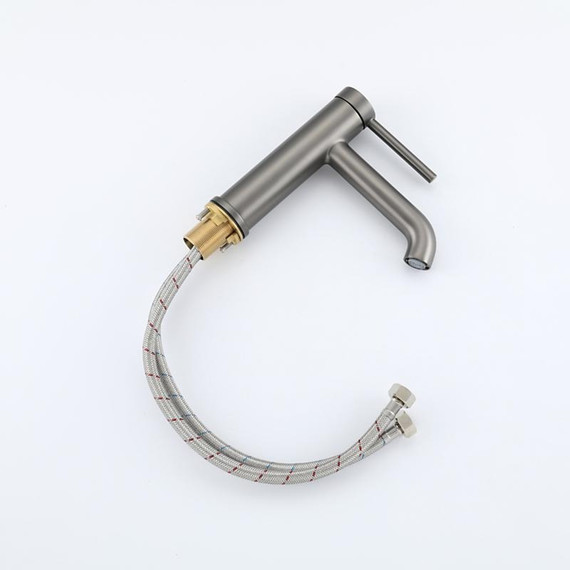 Смеситель для раковины Gappo G06-9 G1006-9, оружейная сталь - фото 21