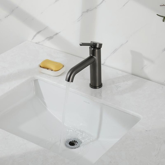 Смеситель для раковины Gappo G06-9 G1006-9, оружейная сталь - фото 9