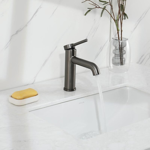 Смеситель для раковины Gappo G06-9 G1006-9, оружейная сталь - фото 7