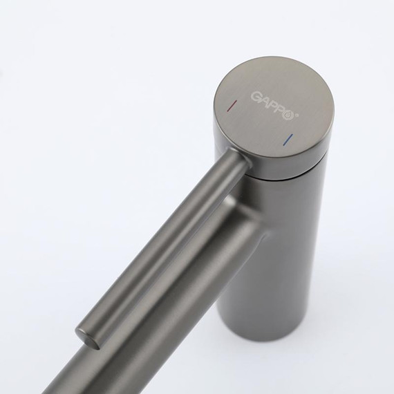 Смеситель для раковины Gappo G06-9 G1006-9, оружейная сталь - фото 19