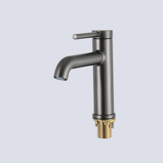 Смеситель для раковины Gappo G06-9 G1006-9, оружейная сталь - фото 12