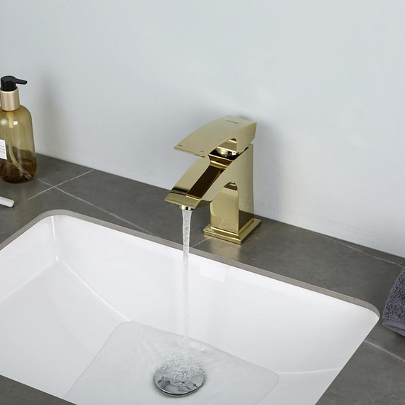 Смеситель для раковины Gappo G1007-13, золото - фото 11