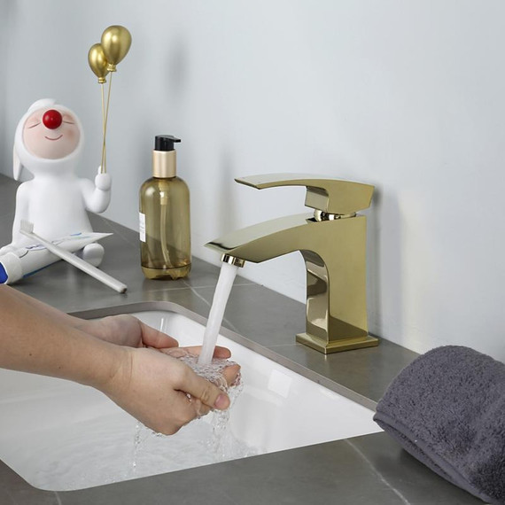 Смеситель для раковины Gappo G1007-13, золото - фото 13