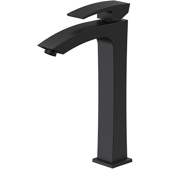 Смеситель для раковины высокий Gappo G1007-16, черный - фото 