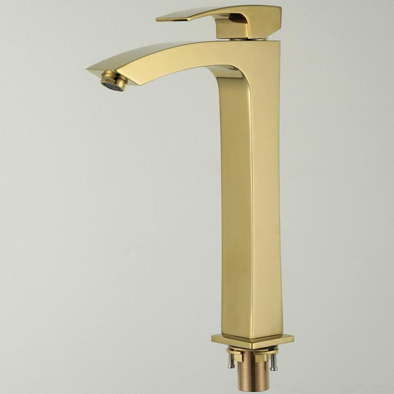 Смеситель для раковины высокий Gappo G1007-32, золото - фото 20