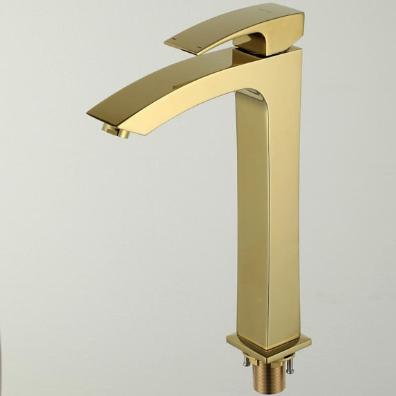 Смеситель для раковины высокий Gappo G1007-32, золото - фото 21