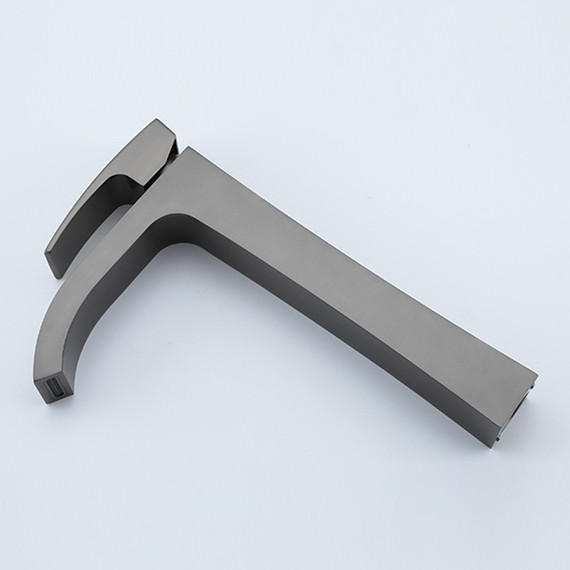 Смеситель для раковины высокий Gappo G1007-89, оружейная сталь - фото 7