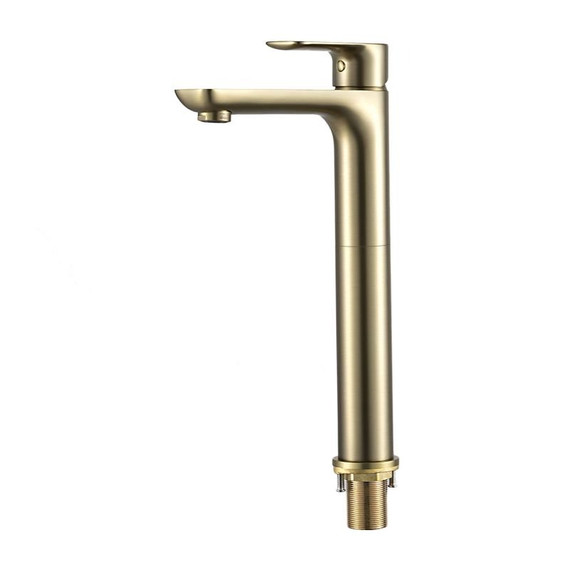 Смеситель для раковины высокий Gappo G48-3 G1048-32, золото сатин, Цвет производителя: золото сатин - фото 17