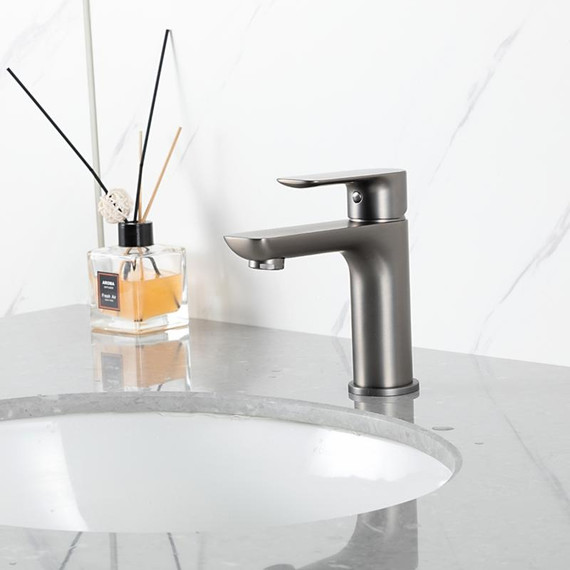 Смеситель для раковины Gappo G48-9 G1048-9, оружейная сталь, Цвет производителя: оружейная сталь - фото 2