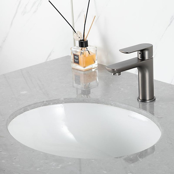 Смеситель для раковины Gappo G48-9 G1048-9, оружейная сталь, Цвет производителя: оружейная сталь - фото 3