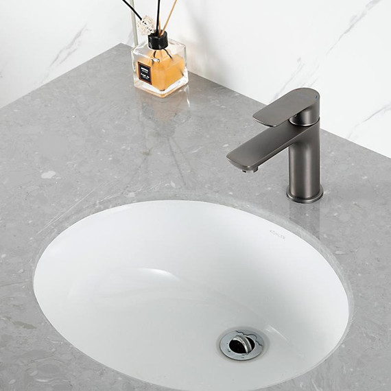 Смеситель для раковины Gappo G48-9 G1048-9, оружейная сталь, Цвет производителя: оружейная сталь - фото 4