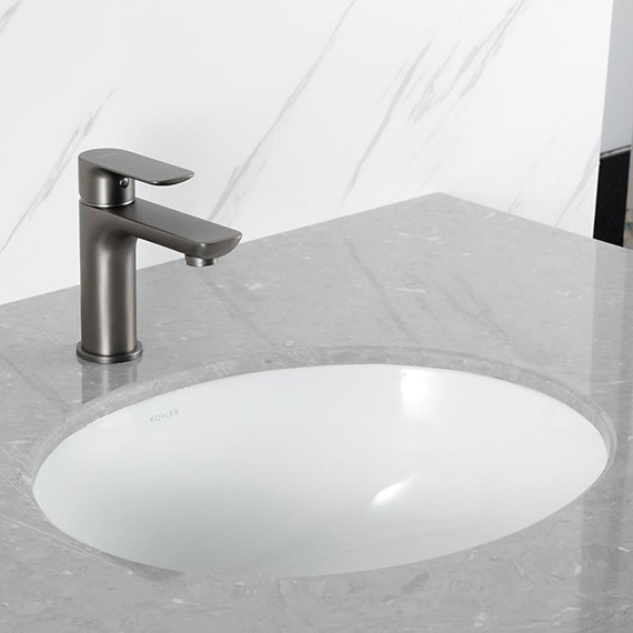 Смеситель для раковины Gappo G48-9 G1048-9, оружейная сталь, Цвет производителя: оружейная сталь - фото 5