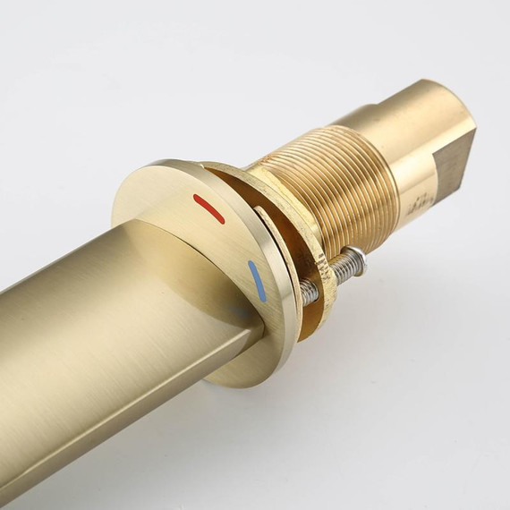 Смеситель для раковины Gappo G1052-81, сатин золотой, Цвет производителя: золото матовое - фото 4