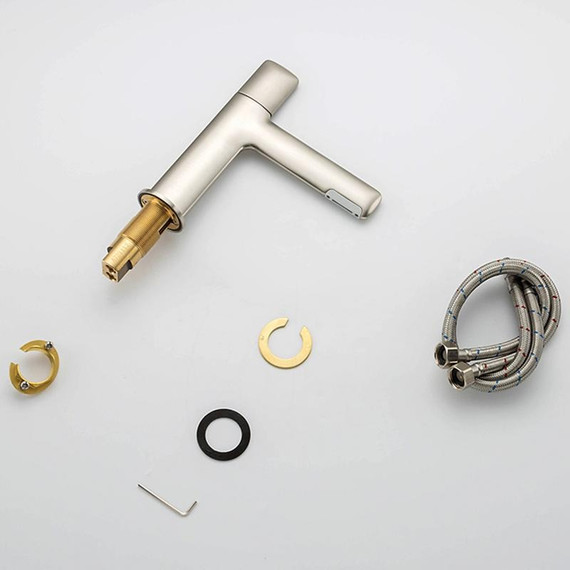 Смеситель для раковины Gappo G1052-85, сатин, Цвет производителя: сатин - фото 6