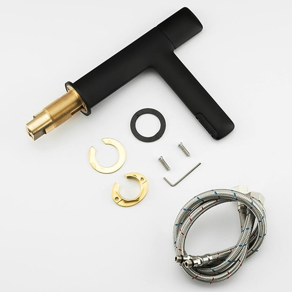 Смеситель для раковины Gappo G1052-86, черный, Цвет производителя: чёрный - фото 7