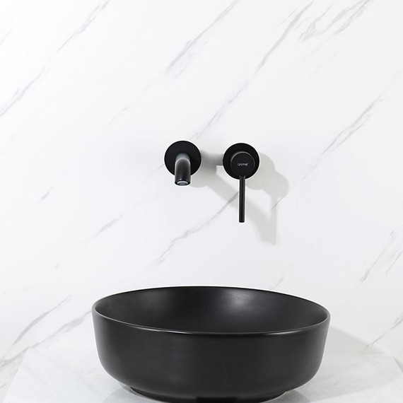 Смеситель для раковины настенный Gappo G06-6 G1206-6, чёрный, Цвет производителя: чёрный - фото 4