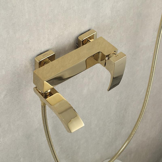 Смеситель для ванны с душевым гарнитуром Gappo G3207-3, золото - фото 7