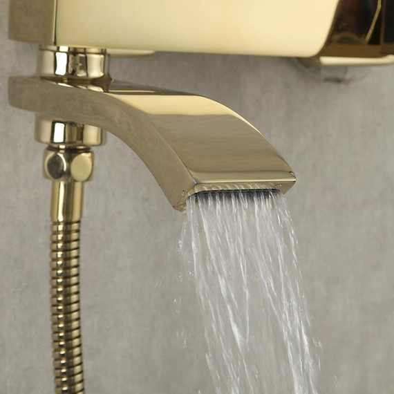 Смеситель для ванны с душевым гарнитуром Gappo G3207-3, золото - фото 10