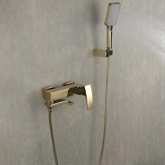 Смеситель для ванны с душевым гарнитуром Gappo G3207-3, золото - фото 5