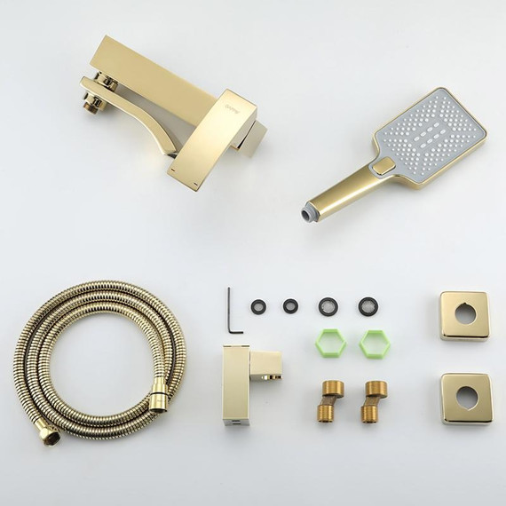 Смеситель для ванны с душевым гарнитуром Gappo G3207-3, золото - фото 29