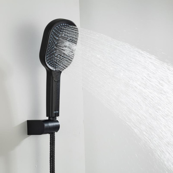 Смеситель для ванны с выдвижным изливом Gappo G10-6 G3210-6, чёрный, Цвет производителя: чёрный - фото 10