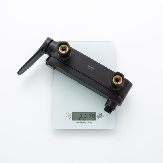 Смеситель для ванны с выдвижным изливом Gappo G10-6 G3210-6, чёрный, Цвет производителя: чёрный - фото 19