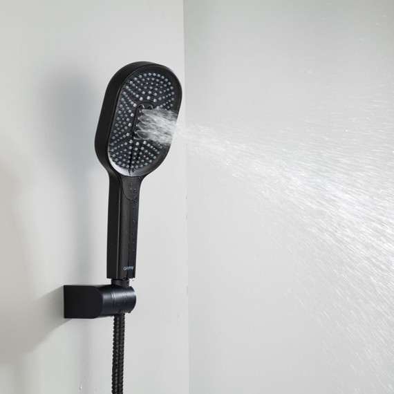 Смеситель для ванны с выдвижным изливом Gappo G10-6 G3210-6, чёрный, Цвет производителя: чёрный - фото 9