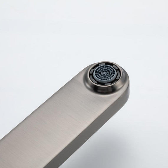 Смеситель для ванны с выдвижным изливом Gappo G10-9 G3210-9, оружейная сталь, Цвет производителя: оружейная сталь - фото 17