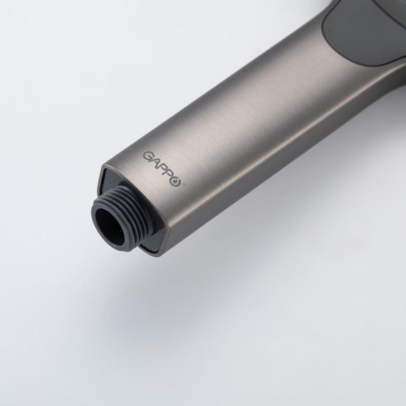 Смеситель для ванны с выдвижным изливом Gappo G10-9 G3210-9, оружейная сталь, Цвет производителя: оружейная сталь - фото 23
