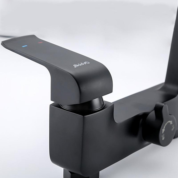 Смеситель для ванны с душевым гарнитуром Gappo Aventador G3250, черный/хром - фото 20